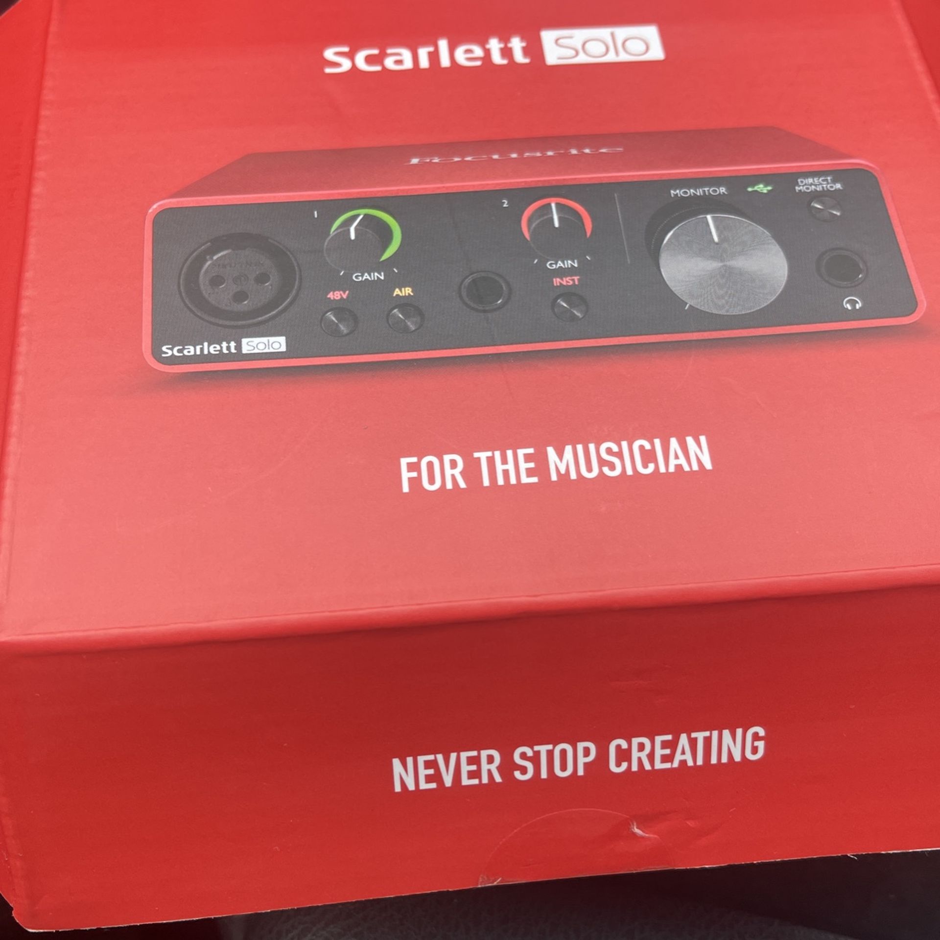 Scarlett Solo 3rd Gen