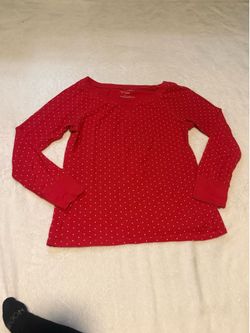 Old Navy red polka dot long sleeve❤️