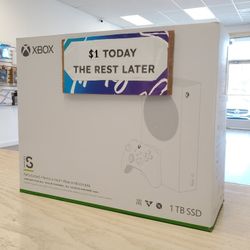 Microsoft Xbox One S 1TB Gaming Console - $1 DOWN TODAY, NO CREDIT NEEDED - WARRANTY INCLUDED