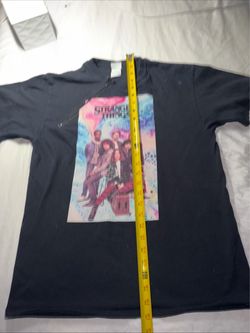 Port & Company Stranger Things Graphic Zip Neck Top Size Medium