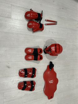 Red Dragon Karate Sparring Gear