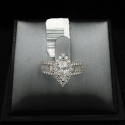 14K White Gold Dia Wedding Ring 