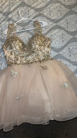 ✨ Gold Butterfly Princess Dress ✨