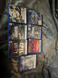 PS4 and PS5 games ( ask price)