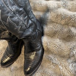 Men’s Lizard Boots Size 10 1/2 D