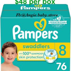 Pampers Swaddlers Size 8 Jumbo Box