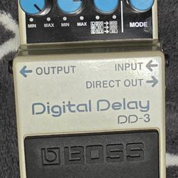 BOSS DD-3 DIGITAL DELAY PEDAL VGC READ DESCRIPTION 
