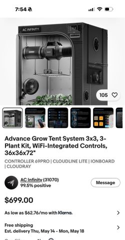 Ac infinity grow tent full kit 2 available