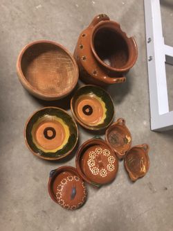 Clay pots