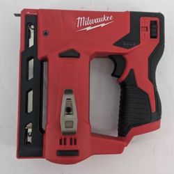 Milwaukee M12 12-Volt Lithium-Ion Cordless 3/8 in. Crown Stapler (Tool-Only) 2447-20