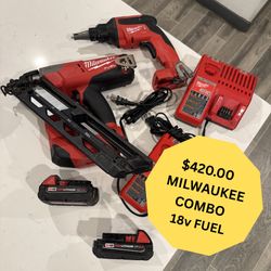 Milwaukee 18v Fuel COMBO KIT