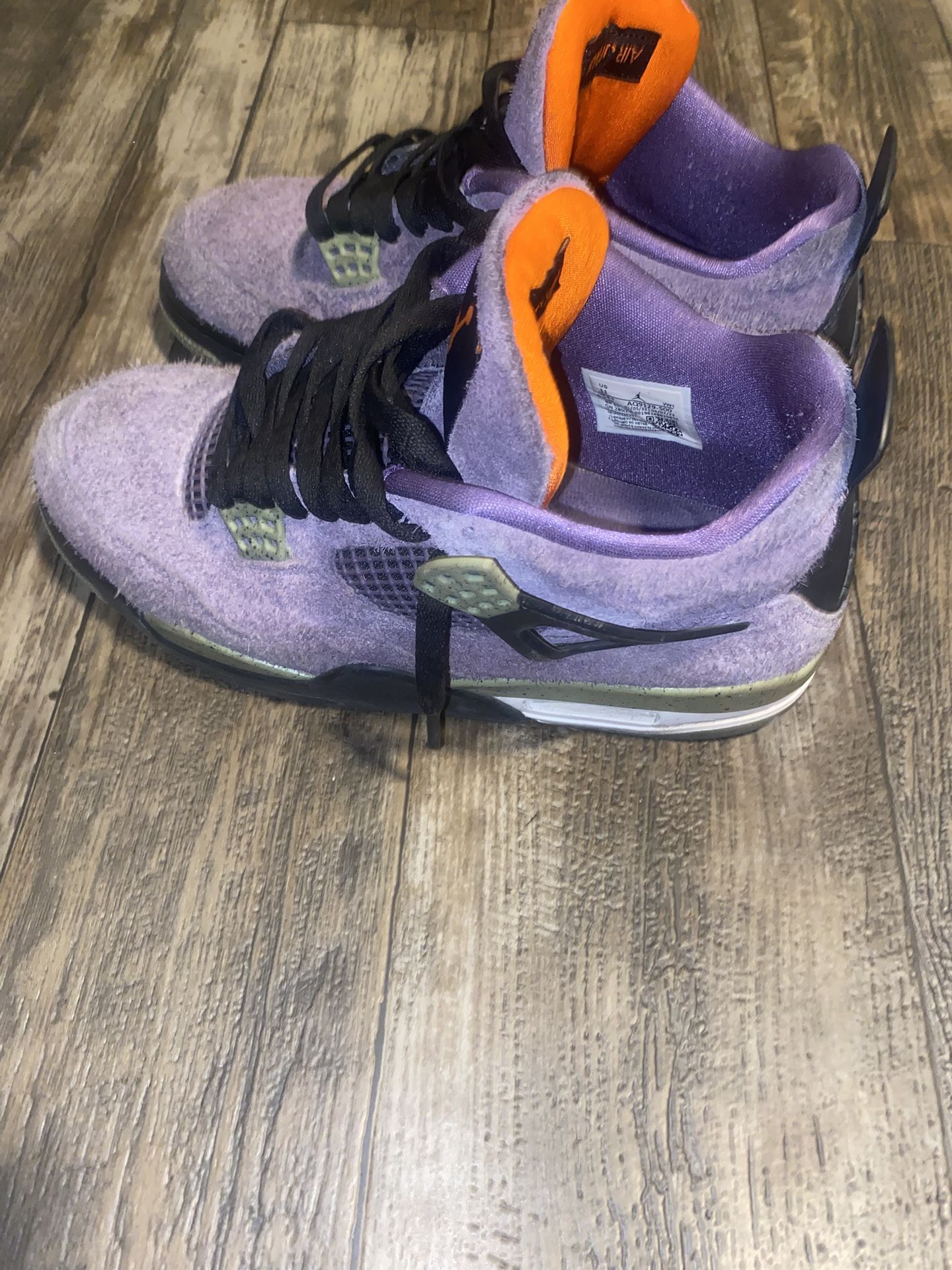 Jordan 4s Purple Suede