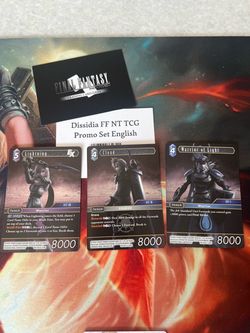 Final fantasy Dissidia TCG promo set