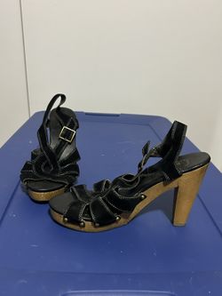 Black Strappy Heels