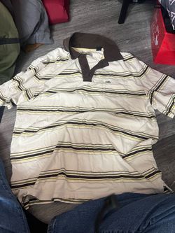 Striped Polo Shirt Large