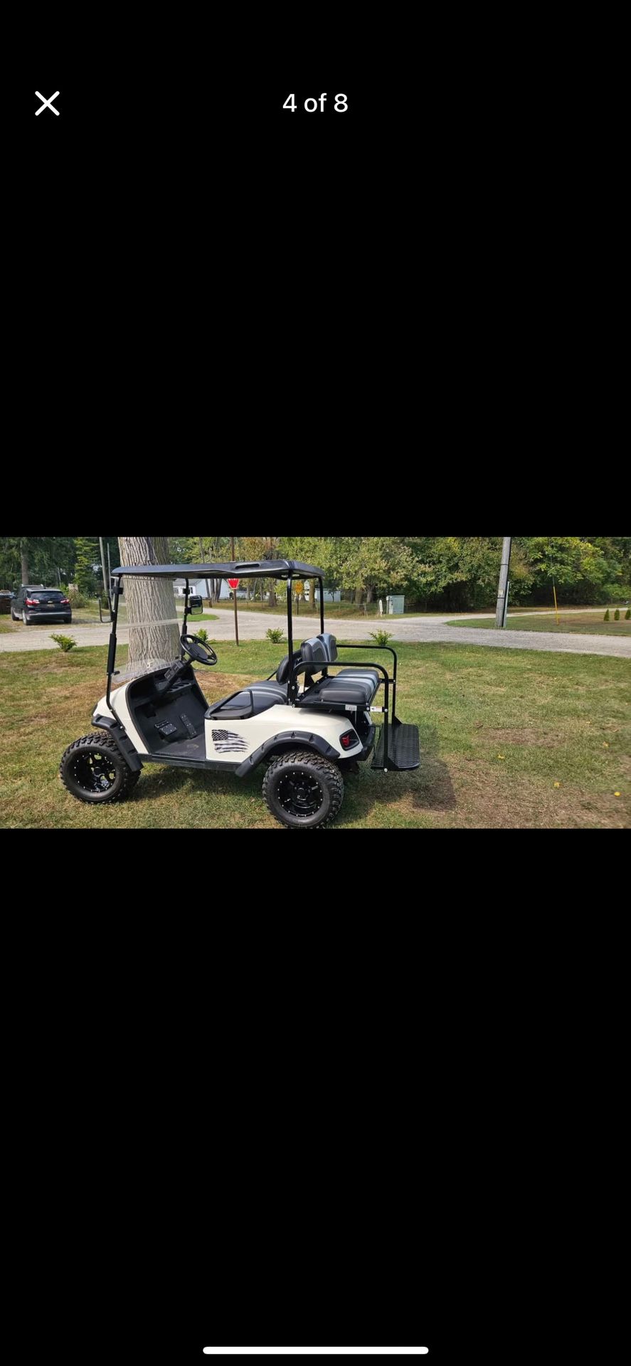2013 Ez-Go Txt electric golf cart. New batteries in July. Less than 30 minutes used since battery replacement. Newer tires and lift. Upgraded charger.