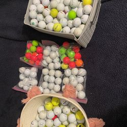 350+  very good condition golf balls Titleist, Taylormade,Calloway