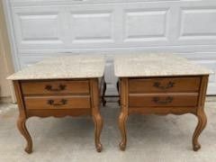 Marble Top Tables Bassett Vintage
