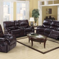 2pcs Reclining Sofa And LoveSeat / Only One Set In Stock 