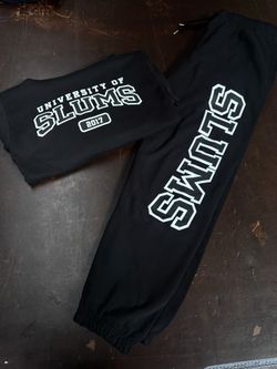 Black Slums Sweatpants (Heavyweight)