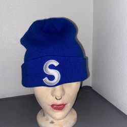 Supreme New Era S Logo Beanie Royal