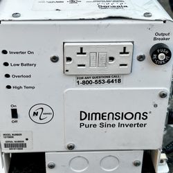 Pure Sine Wave 1500W Inverter Like New
