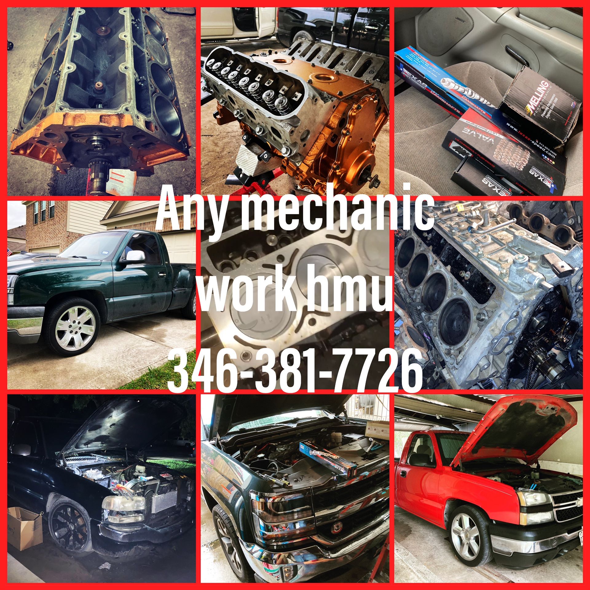 Cam, Heads, Headers, Transmissions, Rear End And Much More