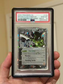 Pokemon PSA 10 Rocket's Scyther Ex Team Rocket Return's