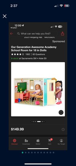 OG academy school for 18in dolls. ++2 scooters ( American girl sized dolls) 