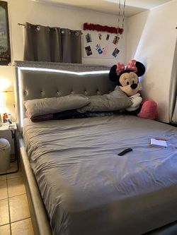 Cal King Bed With Ld Light