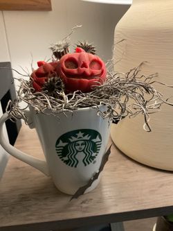 Scary coffee mug
