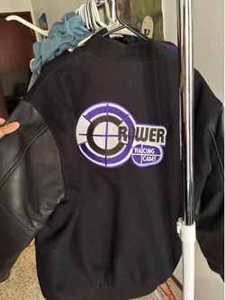 Vintage leather racing jacket large