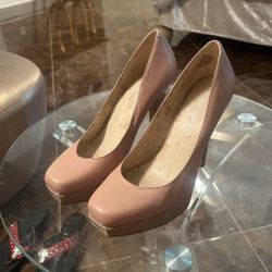 6M 9West Heels Leather uppers