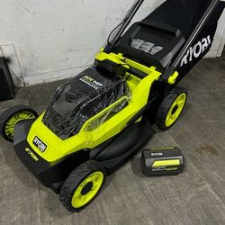 Ryobi 40V HP Brushless 20 in. Cordless Battery Walk Behind Push Lawn Mower with 6.0 Ah Battery and Charger
