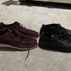 Reebook Classic And Nike Shoe