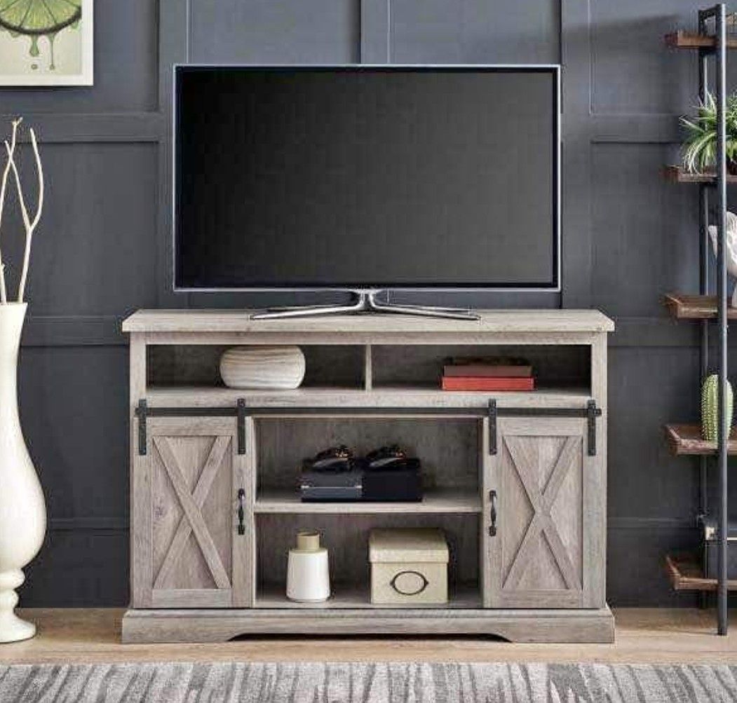 Media TV stand holds up to 55in 34in high
