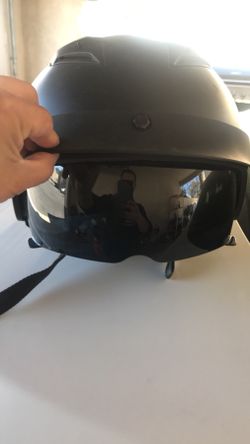 Harley Davidson motorcycle helmet with sun visor size small