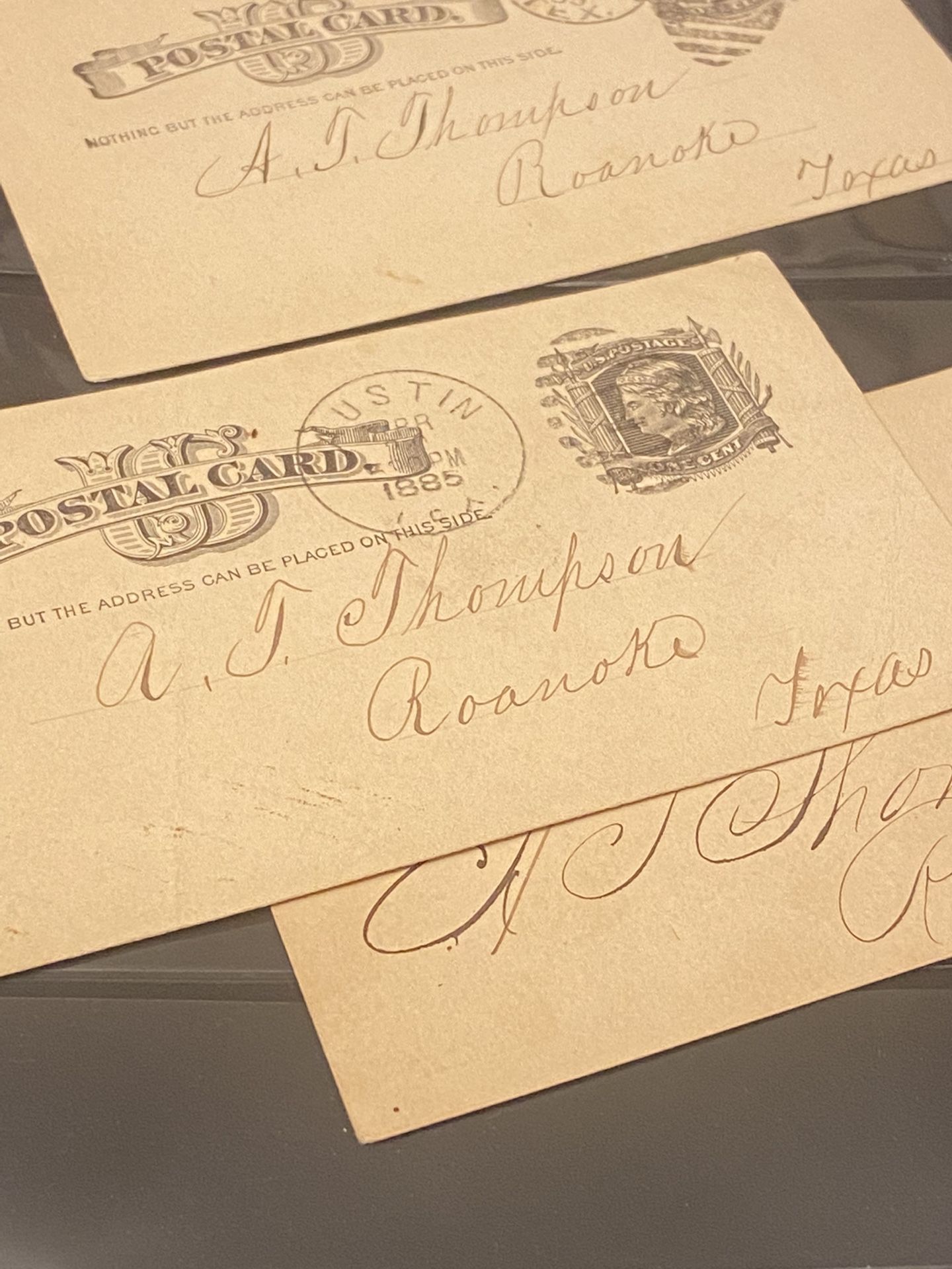 Antique Postal Card 1885 For Collection