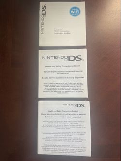 Nintendo DS Booklets