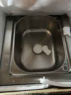 **read listing carefully** Stainless Steel Single Sink