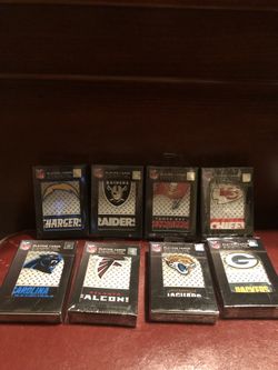 Nfl playing cards(sold individually)