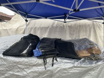 New 10x10 Trampoline Net,bouncing Cloth,pads,and Around 60psc Of Springs