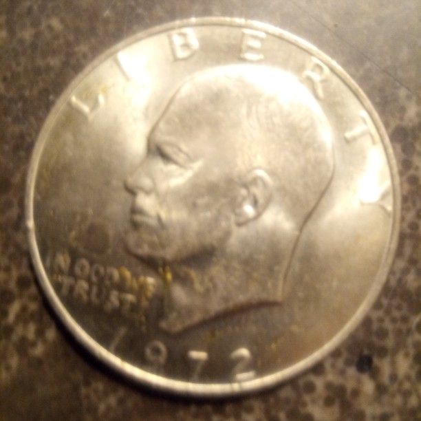 1972 Eisenhower Dollar Ike $1 Coin