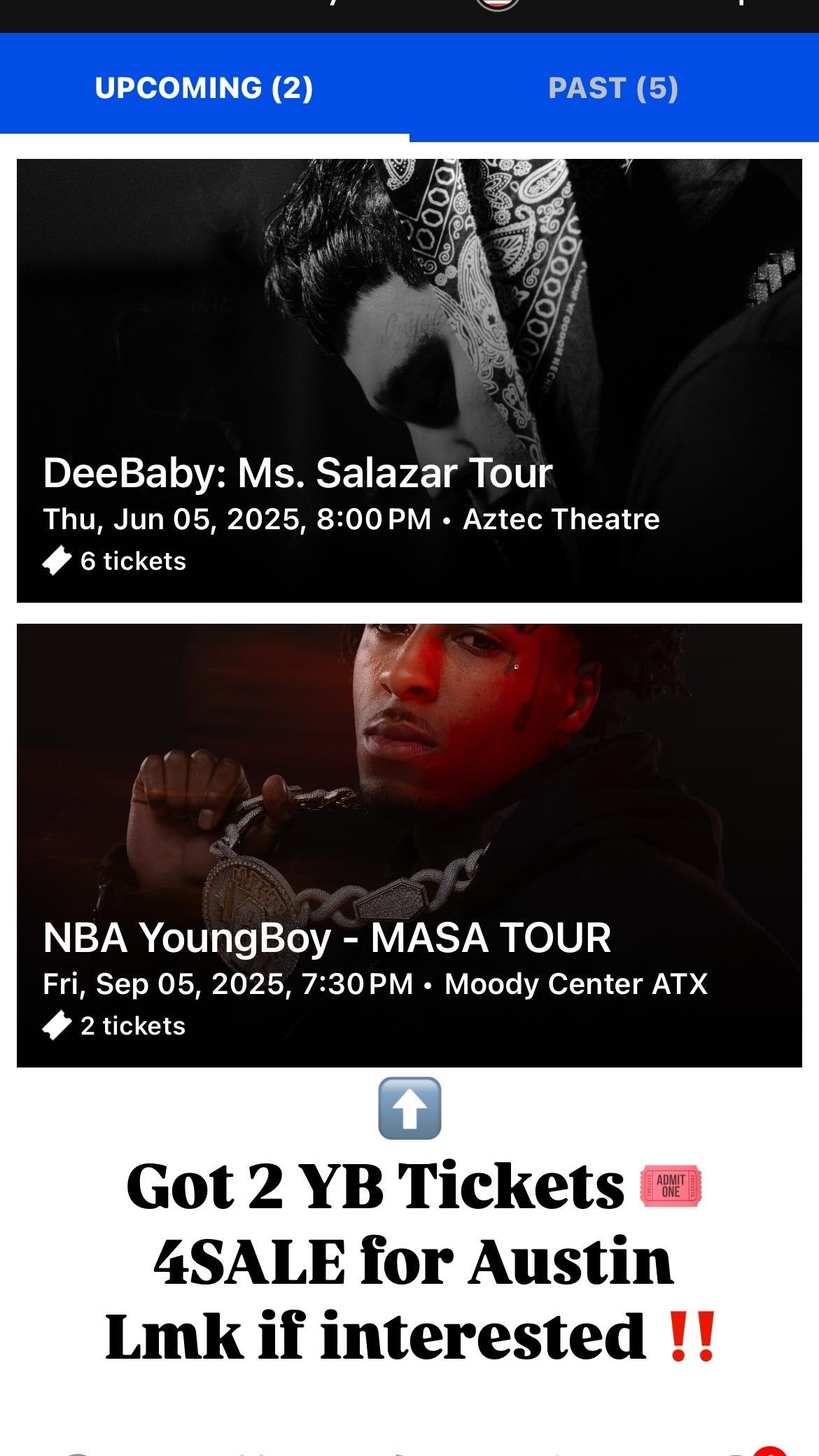NBA YoungBoy tickets For Austin,Tx
