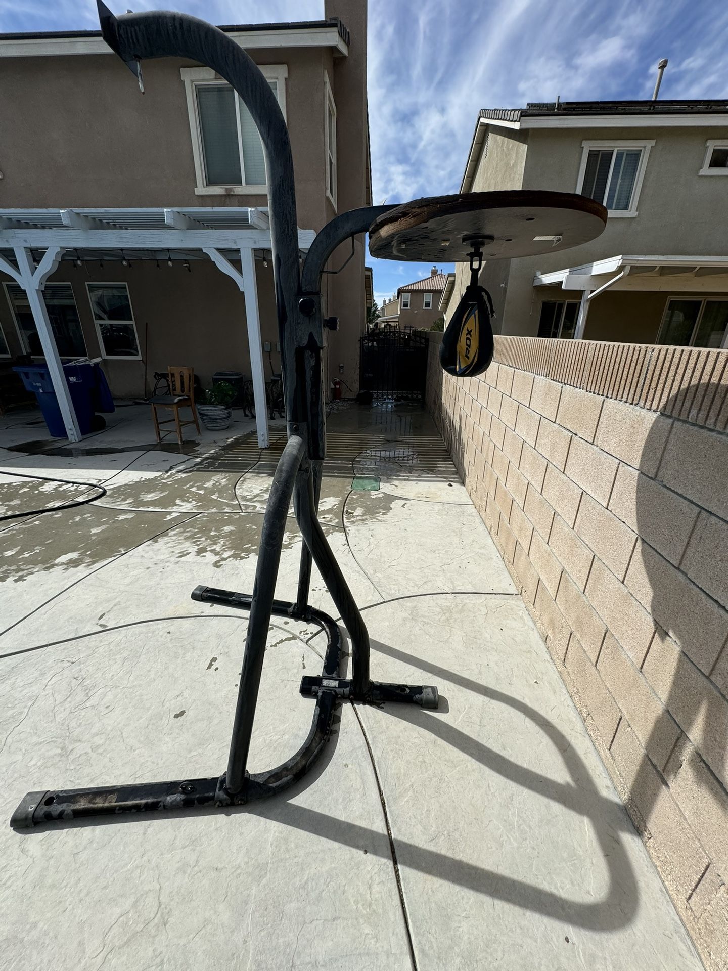 Punching Bag And Speed Bag Stand