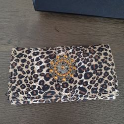Leopard Jewelry Storage Wallet For Travel