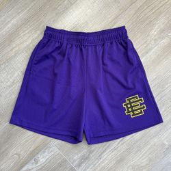 Eric Emanuel EE Basic Shorts 'Purple/Yellow'