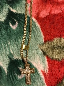 Gold plated/Gold filled cuban necklace 24'