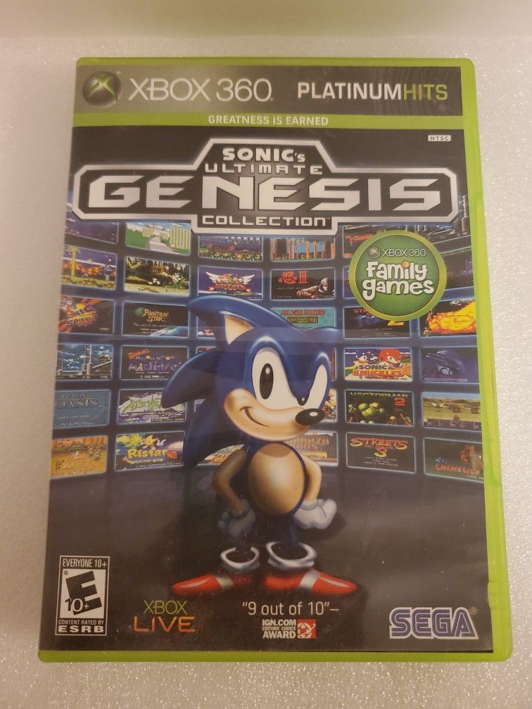 Sonic's Ultimate Genesis Collection (Microsoft Xbox 360, 2009) | Clean disc