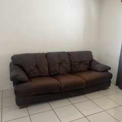 Leather Couch 